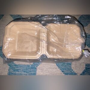 Eco-Friendly Tan Food Containers